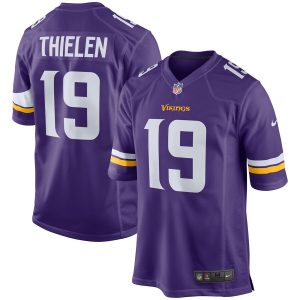Men’s Minnesota Vikings Adam Thielen Nike Purple Game Jersey