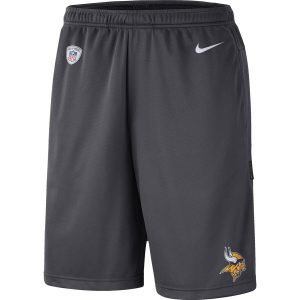 Minnesota Vikings Nike Sideline Coaches Shorts – Charcoal